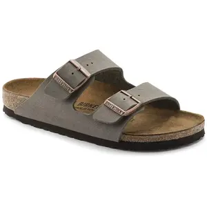 Birkenstock Claquettes Birkenstock Arizona Nubuck Stone 0151211 - 47 pas cher