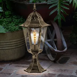 HARMS Lampadaire lanterne lampadaire d'extérieur noir lampadaire antiq... pas cher