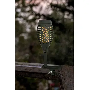 Garden Pleasure LED solaire-Fackel mit Klammer Lot de 3 lampes multico... pas cher