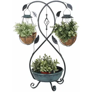Harms - Support pour plante pot de fleur solaire lampe d'extérieur déc... pas cher