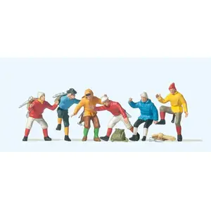 PREISER 1/87 ÈME - PR10190 - MODÉLISME FERROVIAIRE - ALPINISTES pas cher