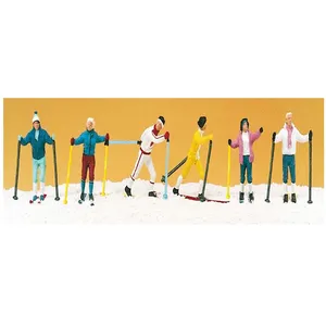 Preiser skieurs de ski de fond pas cher