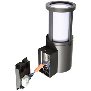Deko Light Facado II 731154 Wandopbouwarmatuur E27 20 W Donkergrijs