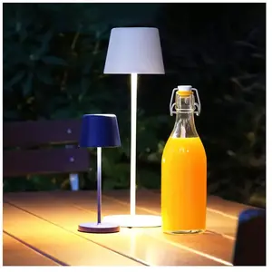 Deko Light Canis 346047 Tafellamp met accu LED 3.5 W Blauw pas cher