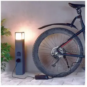Deko Light 733064 Facado Socket Staande buitenlamp E27 20 W Donkergrij... pas cher