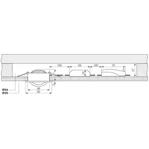 Deko Light 565388 Dione IP LED-inbouwlamp Energielabel: E (A - G) LED LED vast ingebouwd 8.5 W Wit pas cher