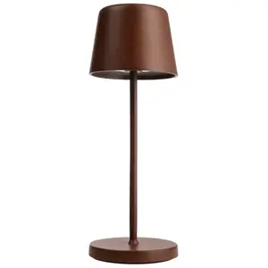 Deko Light Canis Mini 346081 Tafellamp met accu LED 2.3 W Roest-bruin