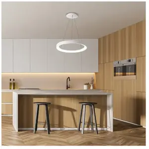 Deko Light Sculptoris 400 342189 Hanglamp LED LED vast ingebouwd 30 W Verkeerswit (RAL 9016) pas cher