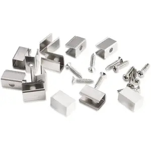 Deko Light 930530 Montageset für D Flex Line 6,5 x 12,0 mm Montageset RVS 1 stuk(s) pas cher