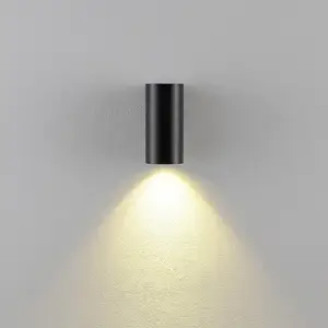 Deko Light Can IP20, 1x 7,5 W GU10, Schwarz 341342 Wandopbouwarmatuur GU10 7.5 W Zwart pas cher