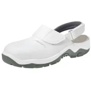 Abeba, Chaussures de travail, Chaussure professionnelle Clog blanc/gri... pas cher
