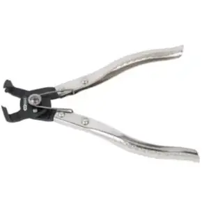 Pince à collier coudée - KS TOOLS - 115.1179 - Acier - Longueur 20 cm - Noir - Non - A bec pas cher