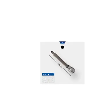 BRILLIANT TOOLS Douille six pans creux 1/2', longueur 140 mm, 14 mm pas cher