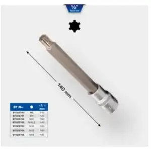 Brilliant Tools, Clé à douille + douilles, BT022745 pas cher