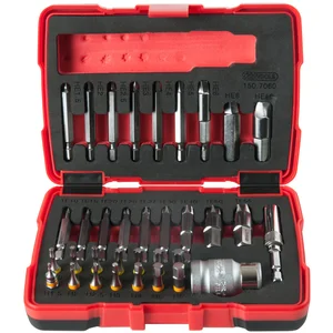 KS Tools 150.7060 1/4" + 10 mm Torx- en inbusboutuitdraaiset, 34-dlg pas cher