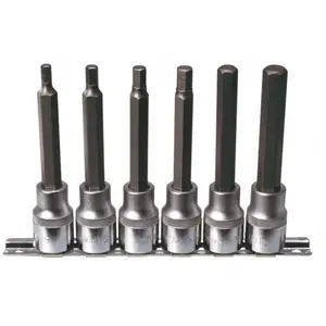 KSTOOLS KS Tools, Clé à douille + douilles, Jeu de douilles à embout 1/2" long