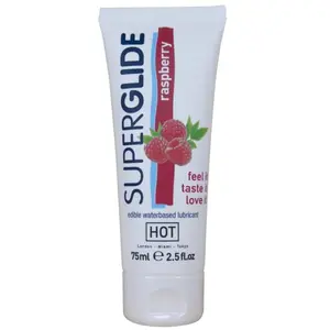 HOT Lubrifiant Comestible Goût Framboise 75mL pas cher