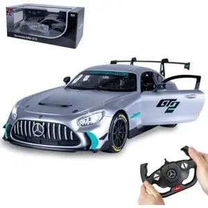 Comparateur de prix : Grau Mercedes-AMG GT2 1:14 silber 2,4GHz Tür manuell
