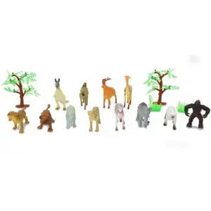 Jamara jeu d'animaux sauvages 89 cm 16 pièces pas cher