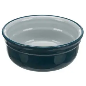 TRIXIE Set mangeoires, 2 × 0,6 l/15 cm, Bleu pétrole/Gris, Chien pas cher