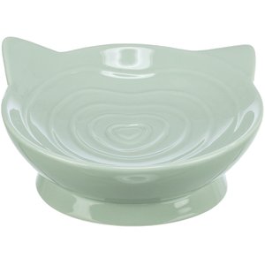 Trixie voerbak / drinkbak kat viviana keramiek salie 150 ml 14 cm pas cher
