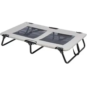 Trixie - Stretcher - Hondenligbed - Grijs/Zwart - 79X50X19 CM