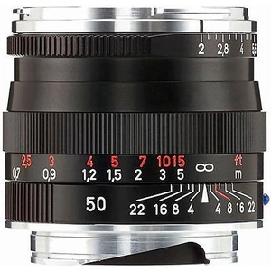 Zeiss Planar T 50mm f/2 ZM (Leica M, Plein format), Objectif, NoirVendu parkamera-express