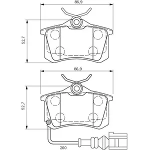 Bosch Automotive Remblokken set pas cher