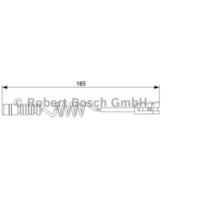 Comparateur de prix : Bosch Automotive Waarschuwingscontact remvoering-/blokslijtage achter