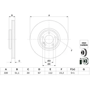 Remschijf BD2978 Bosch pas cher