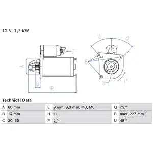 Comparateur de prix : Startmotor 2305 Bosch