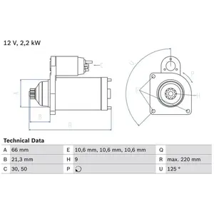 Comparateur de prix : Startmotor 2276 Bosch