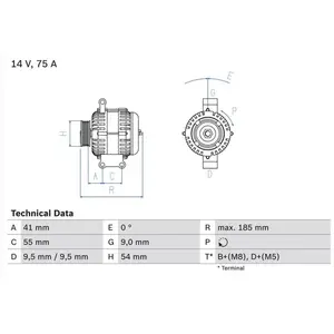 Dynamo 4878 Bosch pas cher