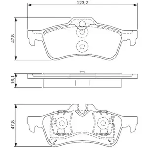 Comparateur de prix : Bosch Automotive Remblokken set