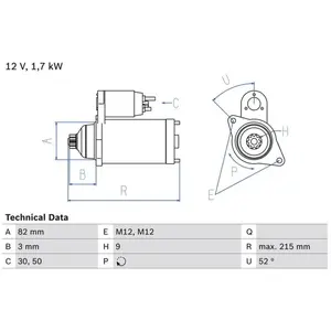 Startmotor 2425 Bosch pas cher