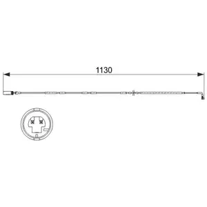 Comparateur de prix : Bosch Automotive Waarschuwingscontact remvoering-/blokslijtage