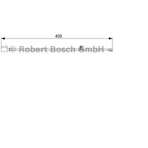 Comparateur de prix : Bosch Automotive Waarschuwingscontact remvoering-/blokslijtage Voor