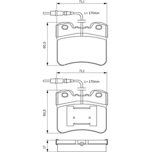 Bosch Automotive Remblokken set pas cher