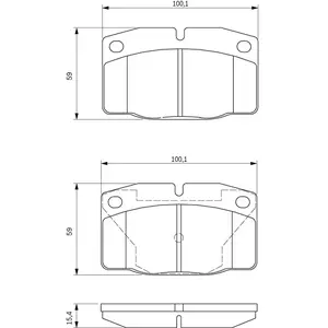 Bosch Automotive Remblokken set pas cher