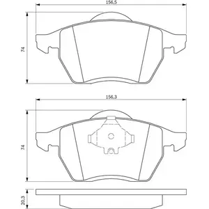 Bosch Automotive Remblokken set pas cher