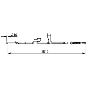 Bosch Handremkabel Bc2616 pas cher