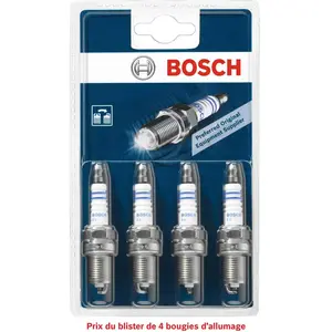 Lot de 4 bougies dallumage BOSCH 0 242 129 804 N°41 pas cher
