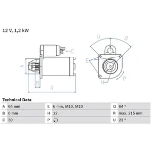 Startmotor 2518 Bosch