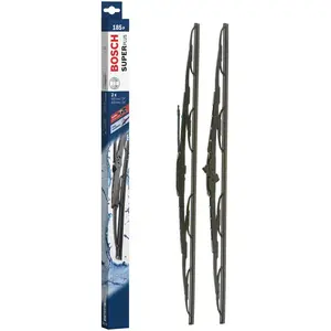 2 balais d'essuie-glace bosch superplus 185p 600mm/600mm pas cher