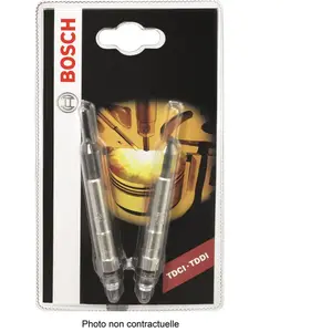 BOSCH Jeu de 2 bougies de préchauffage pour AUDI: TT, A6, A4, Q5, SQ7, A5, A3, Q2, Q3, A1, SQ5, Q7, A8, A7, SQ8 (Ref: 0 250 403 903)Vendu paroscaro