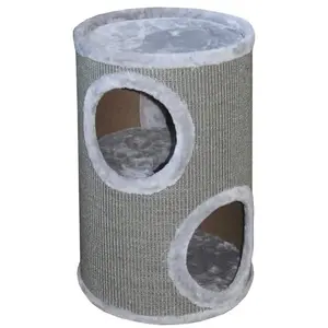 Comparateur de prix : Ebi Krabpaal Trend Catdome everlast tower - Grijs - 37 x 37 x 56cm