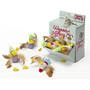 Ebi - Speelgoed Voor Dieren - Kat - Wanna Play Crazy Eend Catnip & Rat... pas cher