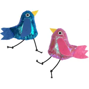 Ebi - Speelgoed Voor Dieren - Kat - Wanna Play Papier Vogel Crinkle 8x6cm - 1st pas cher