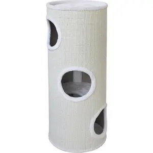 Ebi Everlast Tower 3 Krabton - Natural - 37 x 37 x 100 cm pas cher