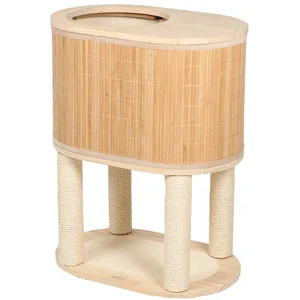 Ebi - Krabpaal - Kat - Krabpaal Bamboe Tori 75 59x39x76cm Beige - 1stVendu parbol